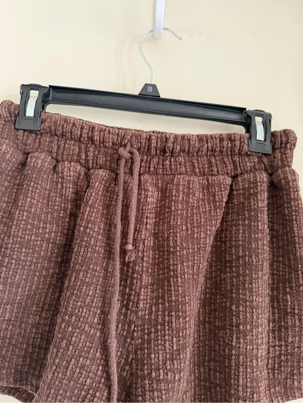Free People Beach Cozy Ribbed Women’s Shorts - Brown Size S